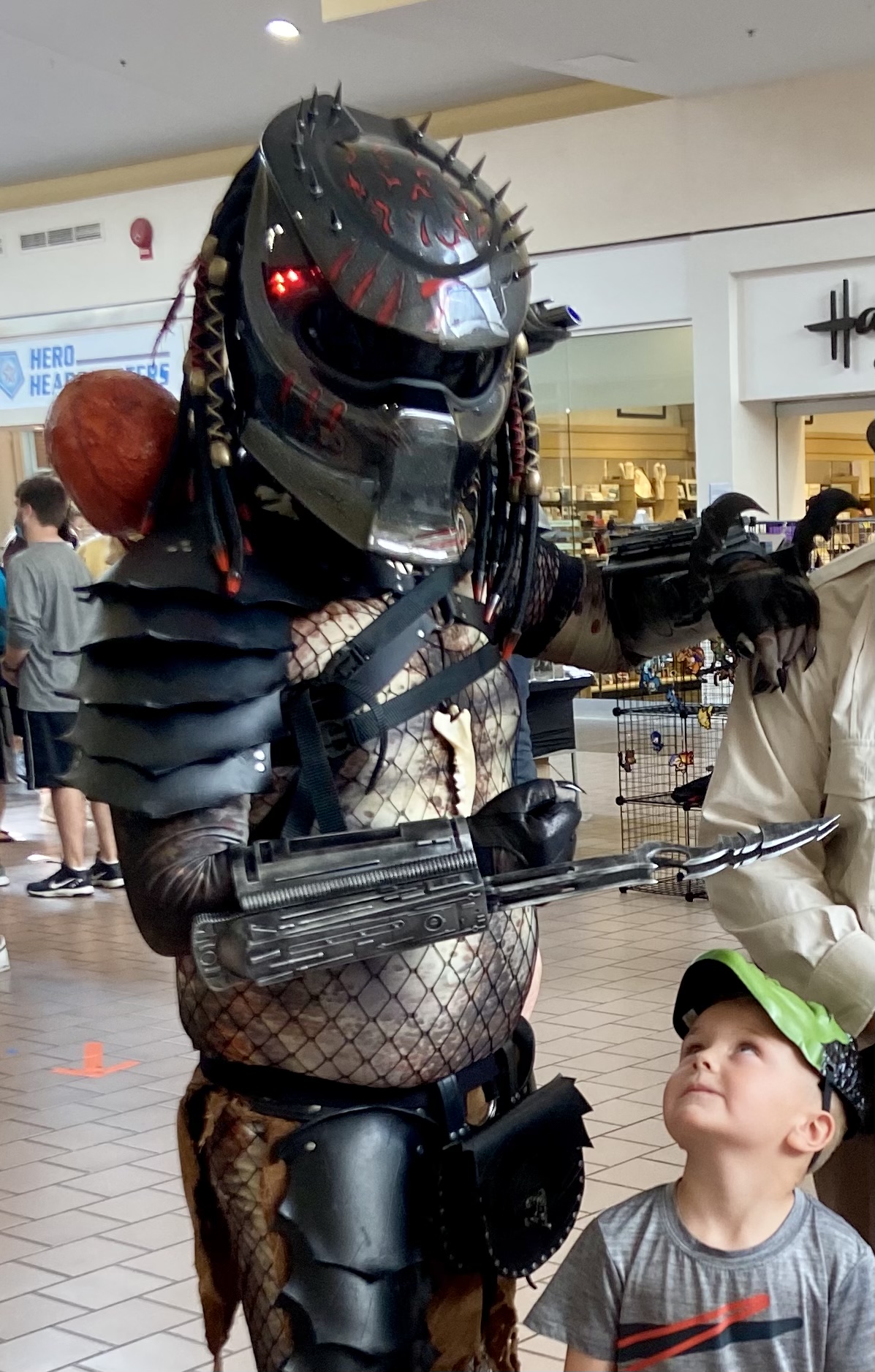 The Predator on the hunt at different Cosplay events.
